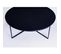 Table Basse Bois Stratifié Noir 100x100x34cm