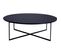 Table Basse Bois Stratifié Noir 100x100x34cm