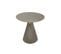 Table D’appoint Ronde En Métal Taupe 46,5x46,5x40cm