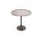 Table D’appoint Ronde Métal Rose Et Gris 51x51x52cm