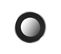 Miroir Mural Rond Argent Noir 3x51x51cm