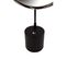 Miroir De Table Rond Noir Argent 13x30x65cm