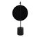 Miroir De Table Rond Noir Argent 13x30x65cm