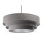 Suspension Tissu Gris 60x60x25cm