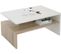 Table Basse Sonoma Chêne Blanc 90 Cm