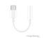 Adaptateur Usb Type-c (embout Long De 9mm)  Vers Jack 3.5mm - Blanc