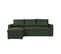 Aledo - Canapé D'angle Réversible Convertible 4 Places En Tissu, Made In France - Vert