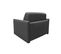 Ruby - Fauteuil Convertible Rapido® 1 Place En Tissu Noir, Made In France