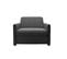 Ruby - Fauteuil Convertible Rapido® 1 Place En Tissu Noir, Made In France