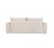 Varenne - Canapé Droit Convertible 3 Places En Velours Côtelé, Made In France - Beige