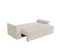 Varenne - Canapé Droit Convertible 3 Places En Velours Côtelé, Made In France - Beige