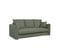 Grenache - Canapé Droit Convertible Rapido® 3 Places En Tissu, Made In France - Vert