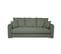 Grenache - Canapé Droit Convertible Rapido® 3 Places En Tissu, Made In France - Vert