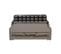 Grenache - Canapé Droit Convertible Rapido® 3 Places En Tissu, Made In France - Taupe