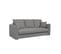 Grenache - Canapé Droit Convertible Rapido® 3 Places En Tissu, Made In France - Gris