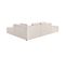 Ribol - Canapé D'angle Gauche Convertible 4 Places En Tissu, Made In France - Beige