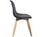 Chaise Scandinave En Maille Noire Orkney