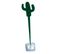 Moule à Glaçons et Agitateur "cactus" 18cm Vert