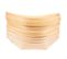 Lot De 24 Barquettes Carton "bateau" 13cm Naturel