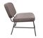 Fauteuil De Salon En Tissus Et Mousse - Gris