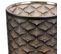 Vase Design En Verre Aster - H. 20 Cm - Noir