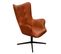 Fauteuil Pivotant Design "helsinki" 107cm Marron