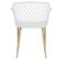 Fauteuil Pour Table De Jardin Design Malaga - Blanc