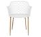 Fauteuil Pour Table De Jardin Design Malaga - Blanc