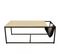 Table Basse Design Avec Porte-revues Nate - L. 112 X H. 45 - Noir