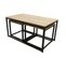 Lot De 3 Tables Basses "seattle" 90cm Naturel