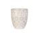 4 Mugs Design Ethnique Mirage - 250 Ml - Blanc