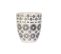 4 Mugs Design Ethnique Mirage - 250 Ml - Blanc