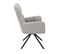 Fauteuil De Salon Pivotant Design Washington - Gris