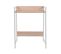 Bureau Design Scandinave Gemini - L. 64 X H. 54 Cm - Blanc