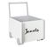 Chariot De Rangement Enfant "jouets" 47cm Blanc