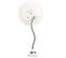 Miroir Grossissant Flexible "lumineux" 30cm Blanc