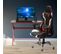 Bureau Design "gamer Unit" 100cm Noir et Rouge