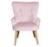 Fauteuil Enfant Déco "helsinki" 63cm Rose