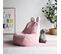 Fauteuil Poire Enfant "ted" 70cm Rose