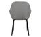 Fauteuil Velours Côtelé Giulia Gris - Gris