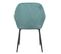 Fauteuil Velours Côtelé Giulia Bleu Canard - Bleu Canard