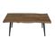 Table Basse Design "forest Ii" 100cm Naturel et Noir