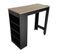 Table De Bar Design 4 Niveaux "cheers" 115cm Noir