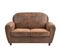 Canapé Club Vintage "confortable" 139cm Marron