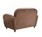 Canapé Club Vintage "confortable" 139cm Marron