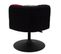 Fauteuil Pivotant Patchwork "anton" 89cm Noir