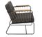 Fauteuil Design "benson" 79cm Marron