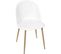 Chaise Avec Assise En Plastique Bergen (lot De 2) Blanc