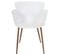 Fauteuil Design Polypropylène Lorens (lot De 2) Blanc