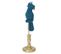 Statuette Décorative "perroquet" 37cm Bleu